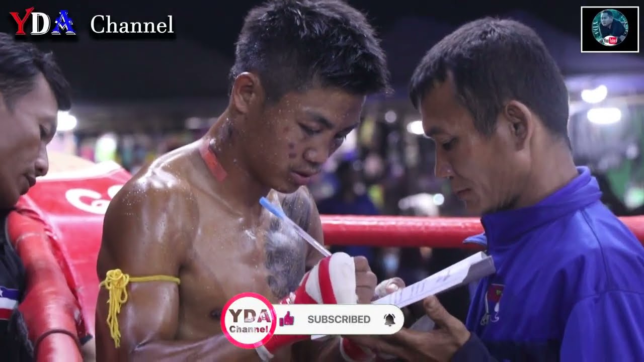 Myanmar Lethwei အောင်လံချိုးခါးထိုးပြန်တဲ့ စက်ရုံလက်ဝှေ့ကလတ် စစ်သွေး ပဒုံဂူဘုရားပွဲအထိမ်းအမှတ်။