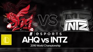 Highlights: AHQ vs INTZ (Worlds 2016 Day 4)