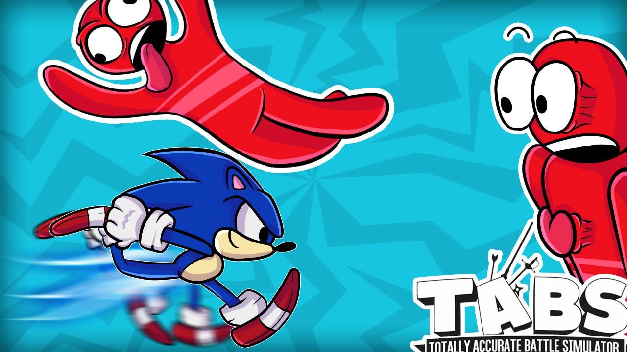 A Super Velocidade Do Sonic Totally Accurate Battle Simulator Tabs Youtube - godenot roblox naruto