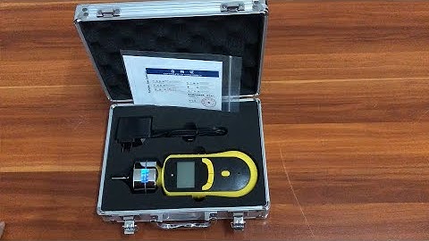 Demo video for SKZ1050C Multi gas Detector for CO NOX SO2 CH4