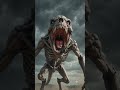 Ancient Colossal Skeleton Beast💀 #deepseahorror #creaturefeature #seamonster #ocean
