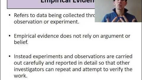 Research methods empiracle evidence