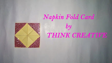 Napkin Fold Card Tutorial