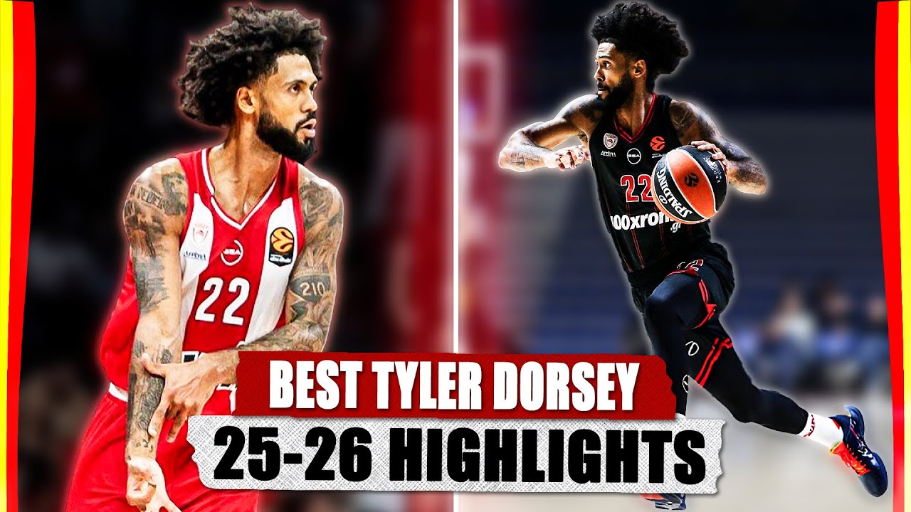 Tyler Dorsey BEST 25-26 HIGHLIGHTS 🔥 EuroLeague Superstar Start! 🚀 EL CLIP SESSION Ep. 01