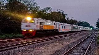 75 Mph Highball Morning Rural Trains Screaming Through The Dawn