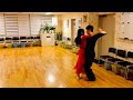 【練習風景】Tango 社交ダンス・競技ダンスのステップ