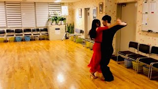 【練習風景】Tango 社交ダンス・競技ダンスのステップ