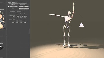 Poser Pro 2014   Bullet Limited Object Constraint 01 -  rotation constraint