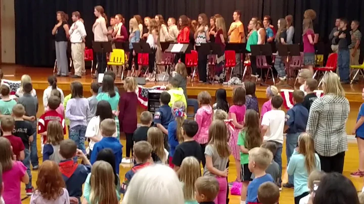 Star Spangled Banner Sung by Elementary Students