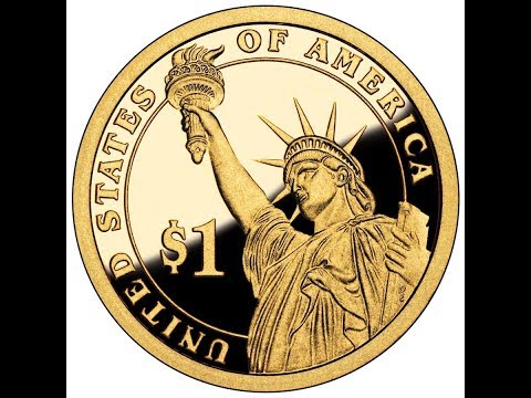 Монеты серии 1 доллар Президенты Америки . United State of America 1 Dollar