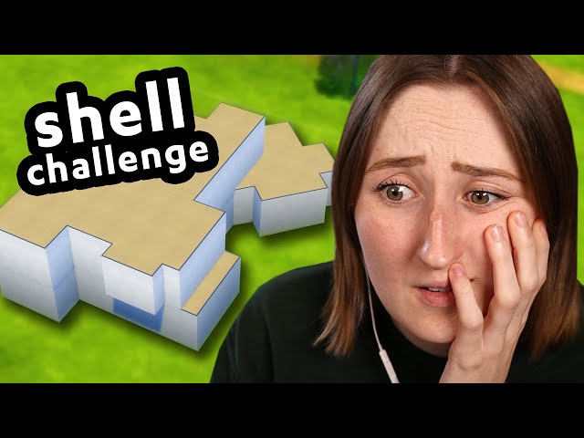 i tried an IMPOSSIBLE shell challenge in the sims class=