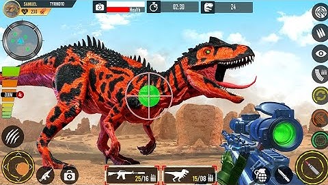 Real Dino Hunting Gun Games Android Gameplay (Dinosaur Games) HD #25
