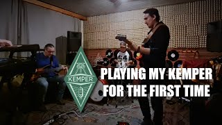 Testing Kemper Power Head & Kabinet with band