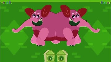 BOUNCING ELEPHANT ( REVERSE SCENE ) ||  VIDEO TUTORIAL || HICKORY DICKORY DOCK VIDEO EFFECTS