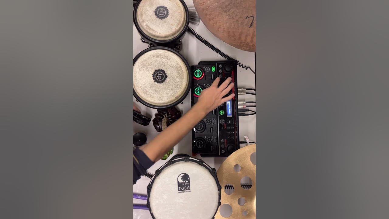 Live Looping Percussion with the Boss RC-505 #livelooping #shorts