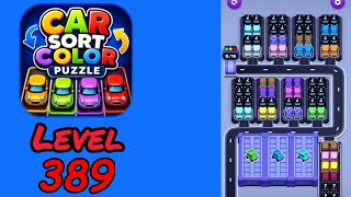 Car Sort Color Puzzle Level 389 Walkthrough