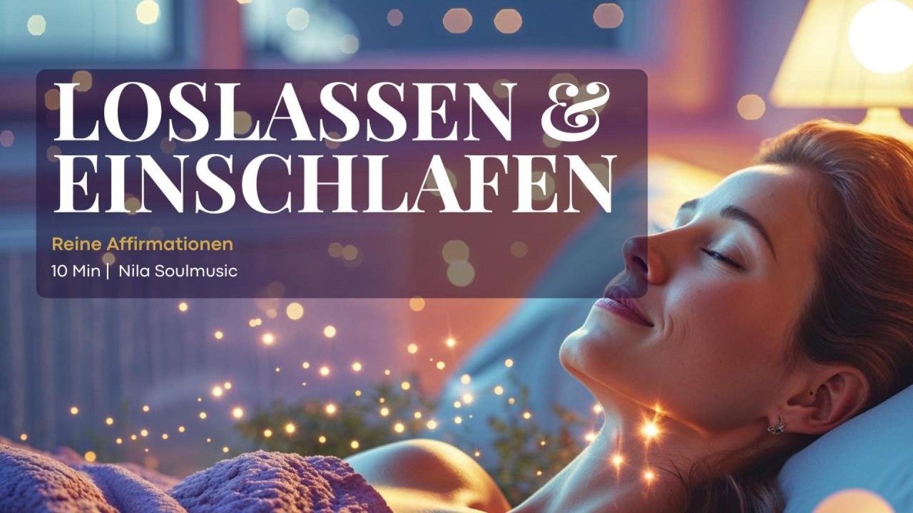 🌙 Abend-Affirmationen Loslassen | 10 Min zum Einschlafen | Ich bin genug