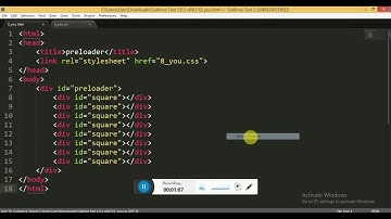 #9 MAKE PURE CSS3 ANIMATIONS/PRELOADER...