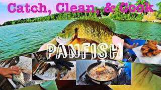 CATCH & HOW TO CLEAN / OUTDOOR COOK Panfish - Crappie and Bluegill