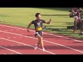 桐生祥秀9秒98（日本新) 2017日本インカレ陸上男子100m決勝 Yoshihide Kiryu 9.98