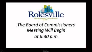 Rolesville Board Meeting - April 7, 2026