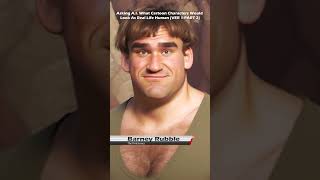 Asking A.I. What The Flintstones Characters Would Look As Real Life Human (v1 - PART 1)