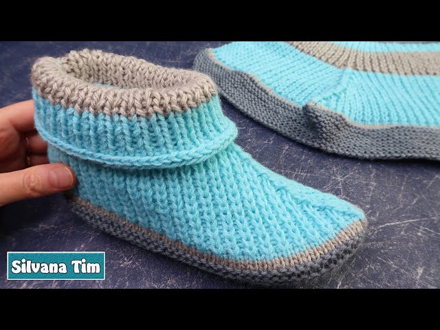 Pantuflas / Patucos Adulto - Tejiendo Marisol