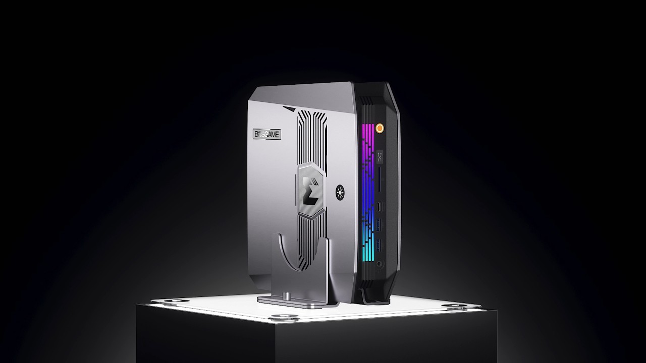 BOSGAME M5 AI Mini PC Workstation, AMD Ryzen AI Max+ 395 up to 5.1