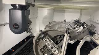 자동차 써브프레임가공 5축 NEWAY cnc