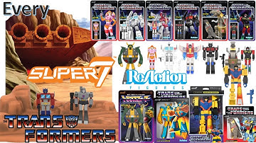 Every Super7 ReAction Transformers Wave 5 leaked image - Comparison List