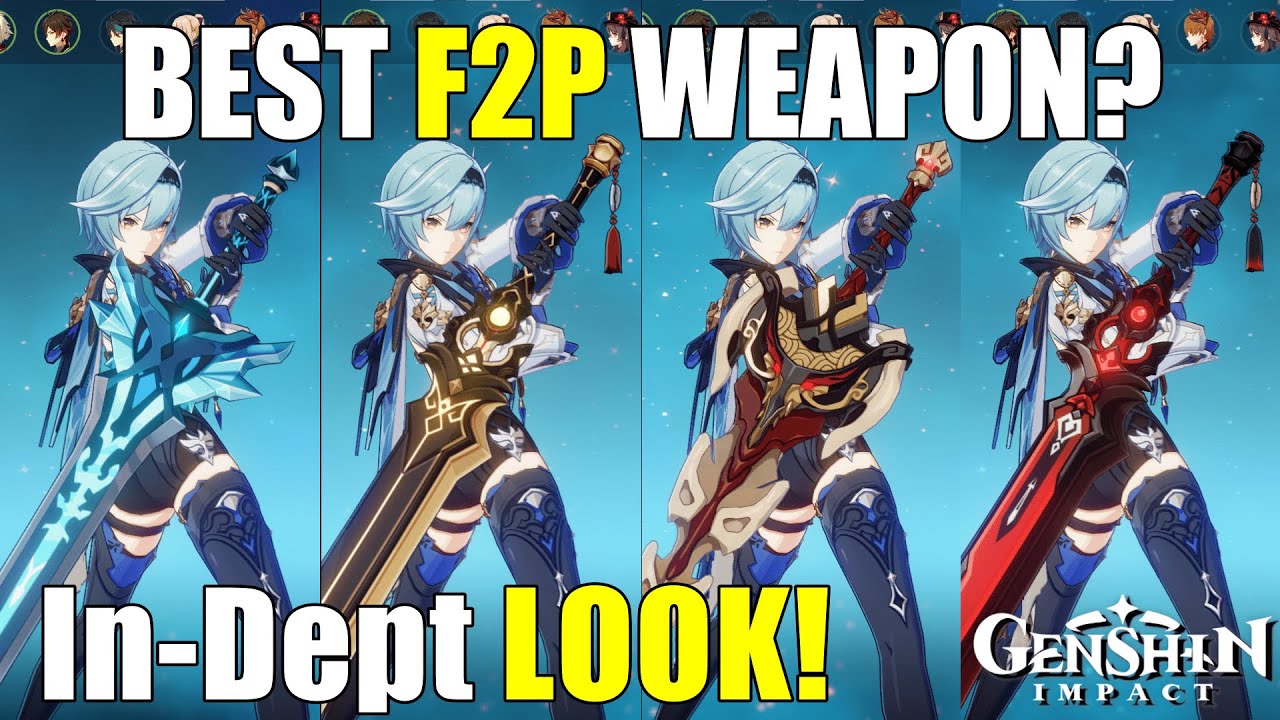 Which F2P Weapon Is Best On Eula In depth Look Genshin Impact