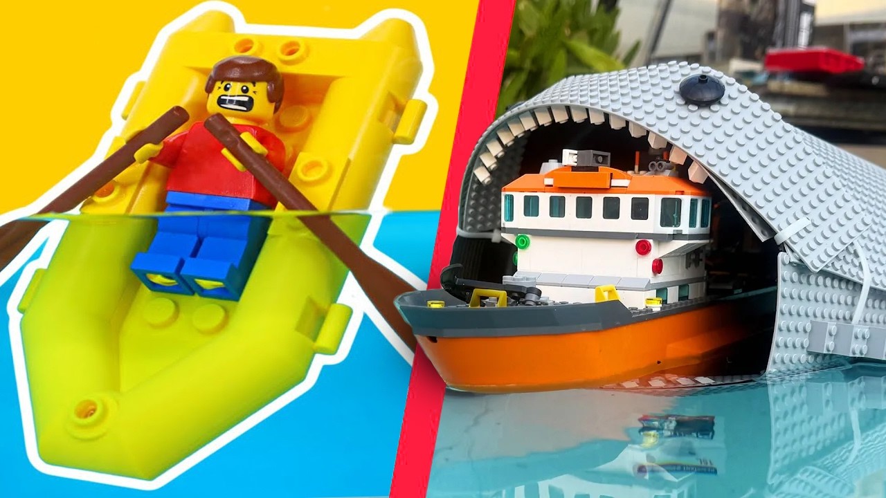 Testing SMALLEST vs BIGGEST LEGO Boats Against the Bloop!