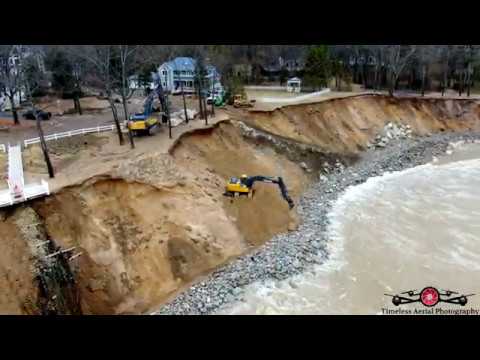 St. Joseph Lighthouse and Shoreline Gale Force Winds drone footage beaches & houses gone 4K St. Joseph Lighthouse and Shoreline Gale Force Winds drone footage beaches & houses gone 4K