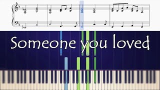 Video thumbnail of "How to play the piano part of Someone You Loved by Lewis Capaldi"