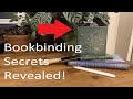 Making a Journal Using Traditional Bookbinding Techniques - Leather Bound Book