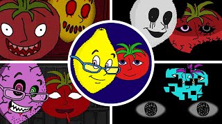 Ms.LemonS & Mr.TomatoS - All Bosses & Endings [All UroboroS Secret Files]