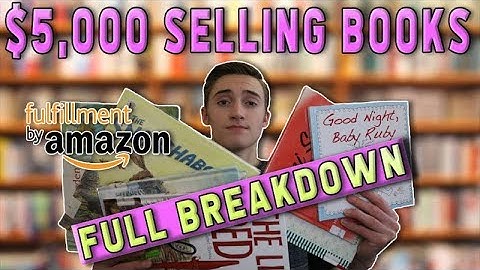 How To Make $5,000 Per Month Selling Books On Amazon FBA - FULL BREAKDOWN