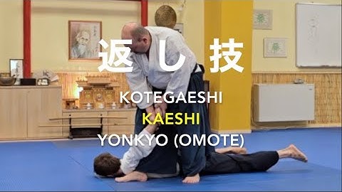 Kaeshi waza: KOTEGAESHI vs YONKYO (omote) [1/3] - Marco Rubatto