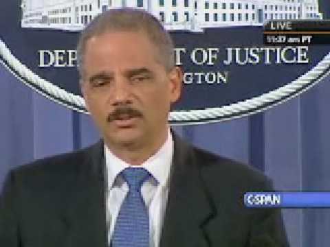 Eric Holder Says "No More DEA Raids" in Press Conf...