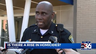 Lexington police chief responds after multiple violent weekends in the city