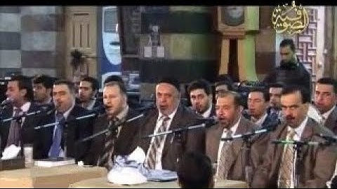 حفل المولد النبوي الشريف (المهرجان الحادي عشر) في جامع الدرويشية بدمشق  آذار- 2010