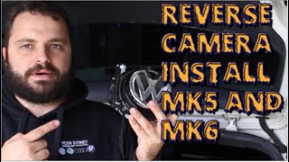 VW Golf Mk5 Mk6 Reverse Camera Install