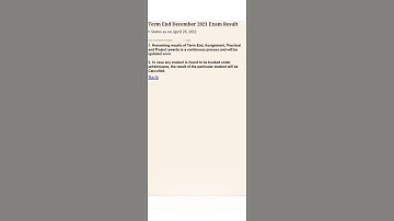 IGNOU RESULTS UPDATES/IGNOU RESULTS NEW NOTIFICATIONS