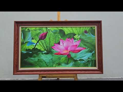 TRANH HOA SEN - TRANH PHONG THỦY