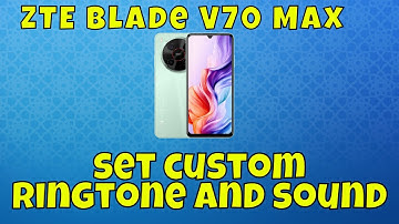 ZTE Blade V70 Max Alarm Ringtone & Sound Settings || How to set custom ringtone and sound