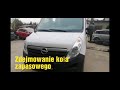 Opel Movano. Renault Master. Zdejmowanie koła zapasowego.