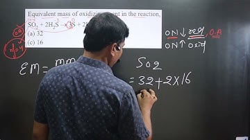Equivalent mass of oxidizing agent in the reaction| Equivalence weight | Equivalance master