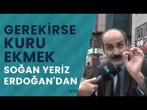 Gerekirse Kuru Ekmek Soğan Yeriz Erdoğan'dan Vazgeçmeyiz #sokakröportajları #erdoğan