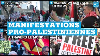 Retour en IMAGES sur les manifestations pro-palestiniennes à travers le monde