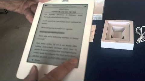 Kobo eReader Touch Edition Unboxing
